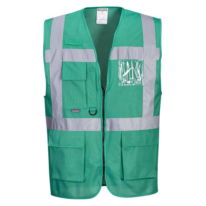 Iona Executive Vest - Bottle Green