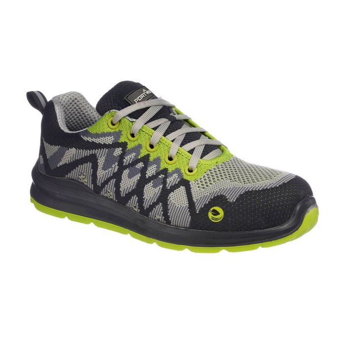 Portwest Compositelite Eco Safety Trainer S1P - Black/Yellow