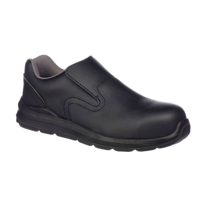 Portwest Compositelite Slip On Safety Trainer - Black