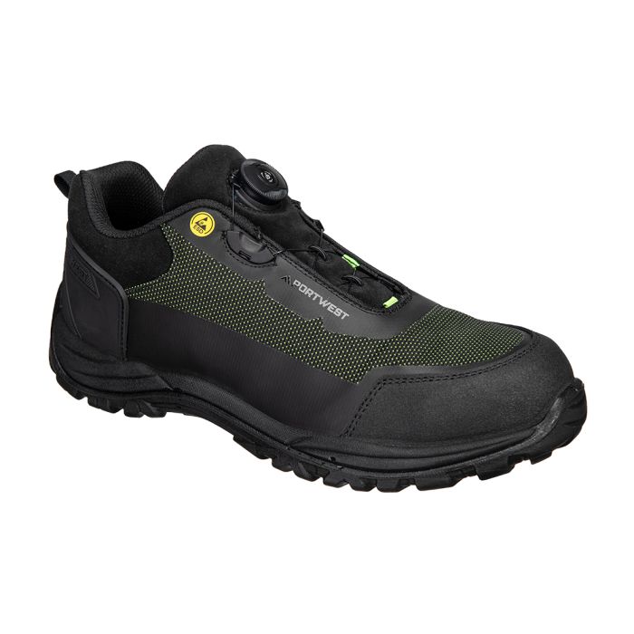 Girder Composite Low Shoe S3S ESD SR FO - Black/Green