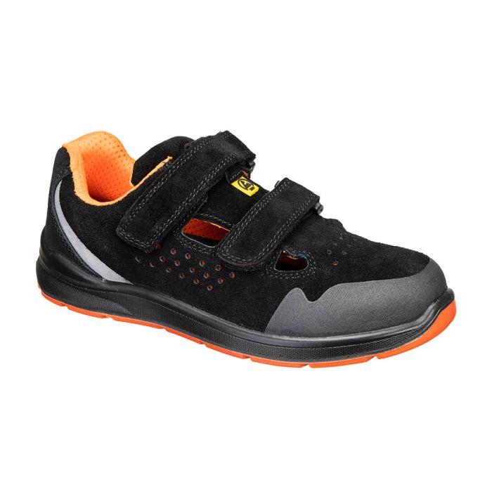 Sandal S1P ESD SR FO - Black/Grey