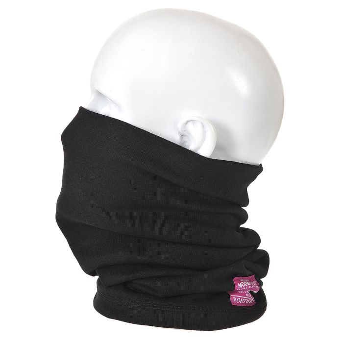 Flame Resistant Anti-Static Neck Tube - Black