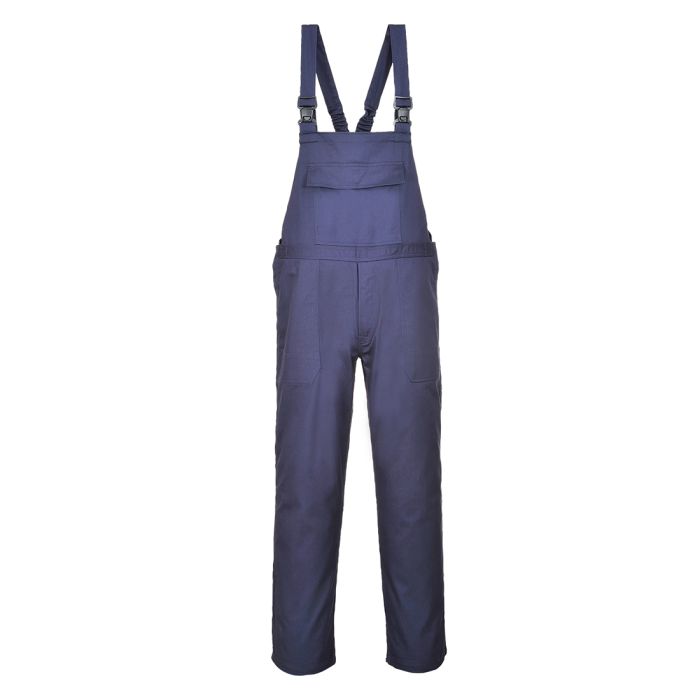 Bizflame Work Bib and Brace - Navy