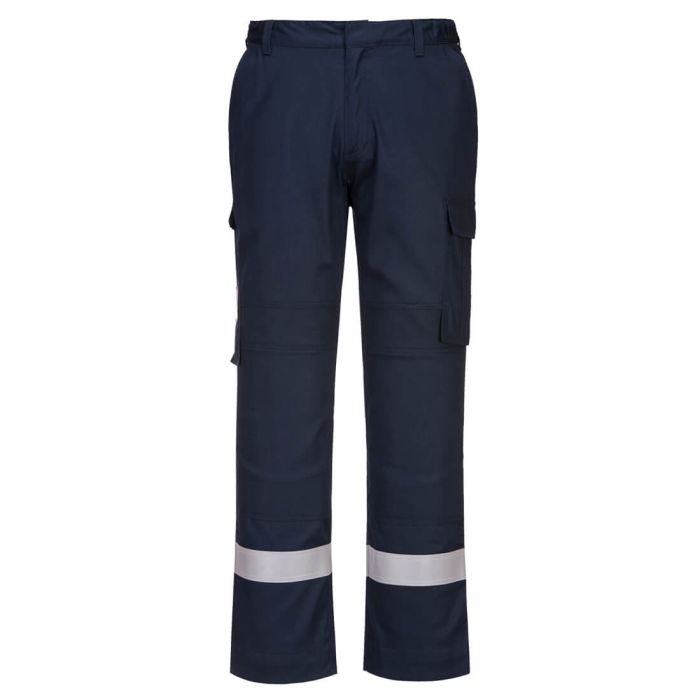 Bizflame Work Lightweight Stretch Panelled Trousers - Navy