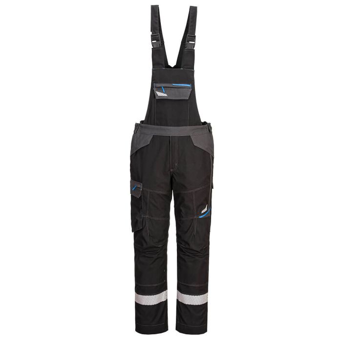 WX3 FR Bib and Brace - Black