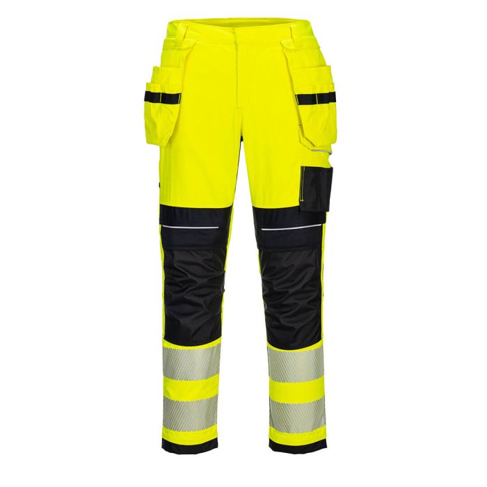 PW3 FR Hi-Vis Holster Trousers - Yellow/Black