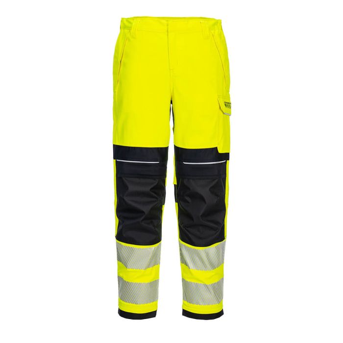 PW3 FR Hi-Vis Women's Work Trousers - Yellow/Black