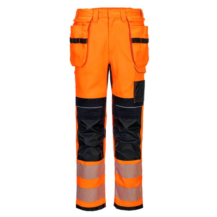 PW3 FR HVO Holster Trousers  - Orange/Black