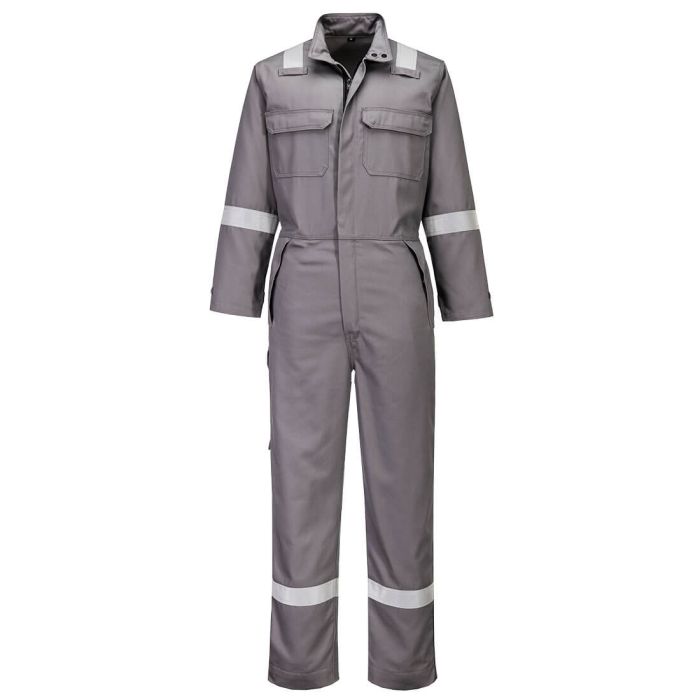 FR Chemical Resistant Coverall - Grey