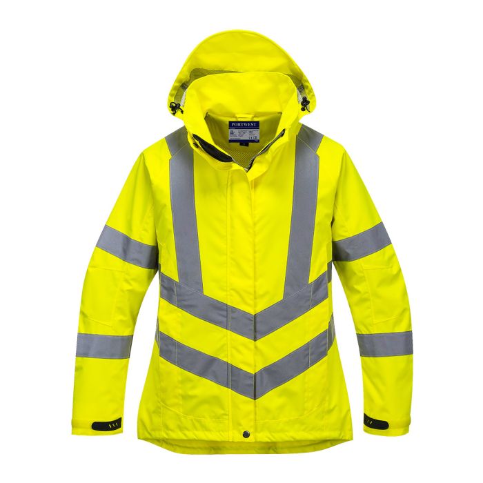 Hi-Vis Women's Breathable Rain Jacket