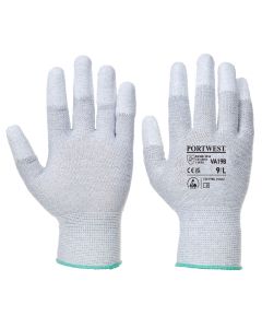 Vending Antistatic PU Fingertip Glove