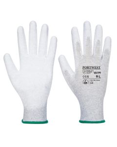 Vending Antistatic PU Palm Glove