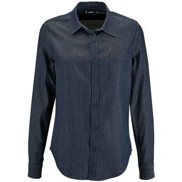 SOL'S Ladies Barry Long Sleeve Denim Shirt