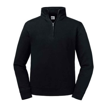 Russell Authentic Zip Neck Sweatshirt