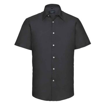 Russell Collection Short Sleeve Tailored Oxford Shirt