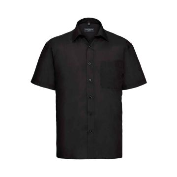 Russell Collection Short Sleeve Easy Care Poplin Shirt