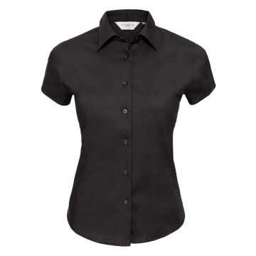 Russell Collection Ladies Short Sleeve Easy Care Fitted Shirt