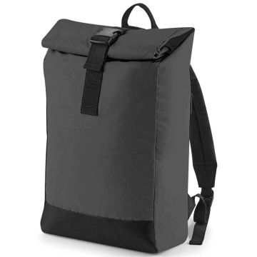 BagBase Reflective Roll-Top Backpack