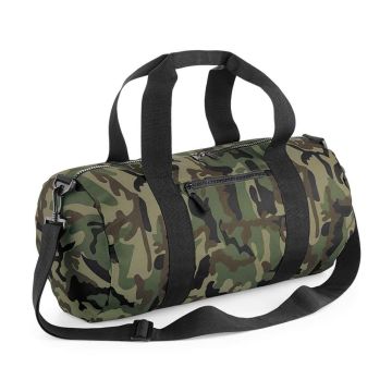 BagBase Camo Barrel Bag