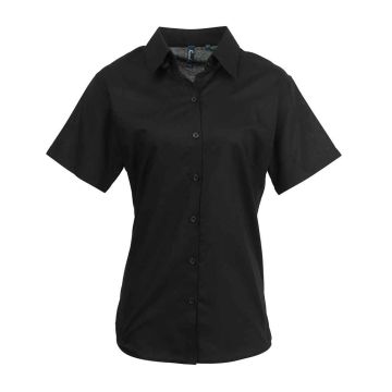 Premier Ladies Signature Short Sleeve Oxford Shirt