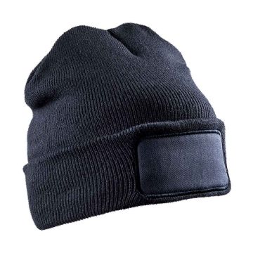 Result Genuine Recycled Double Knit Printers Beanie