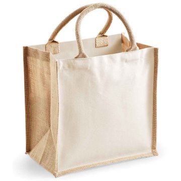 Westford Mill Printers Midi Jute Tote